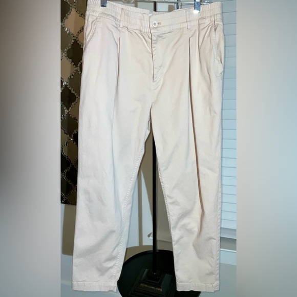 Michael Stars Stretch Twill Penny pants - Ecru - Size Large - Picture 2 of 8